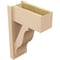 Ekena Millwork 8-in W x 16-in D x 24-in H Funston Block Rough Cedar Woodgrain TimberThane Outlooker, Primed Tan OUTUR080X16X24FST44RCPR - alternate 3